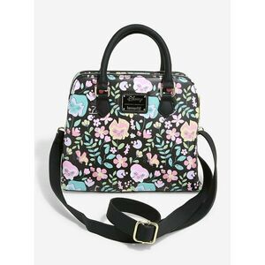 Loungefly Disney Alice In Wonderland Floral Crossbody Handbag Satchel Purse